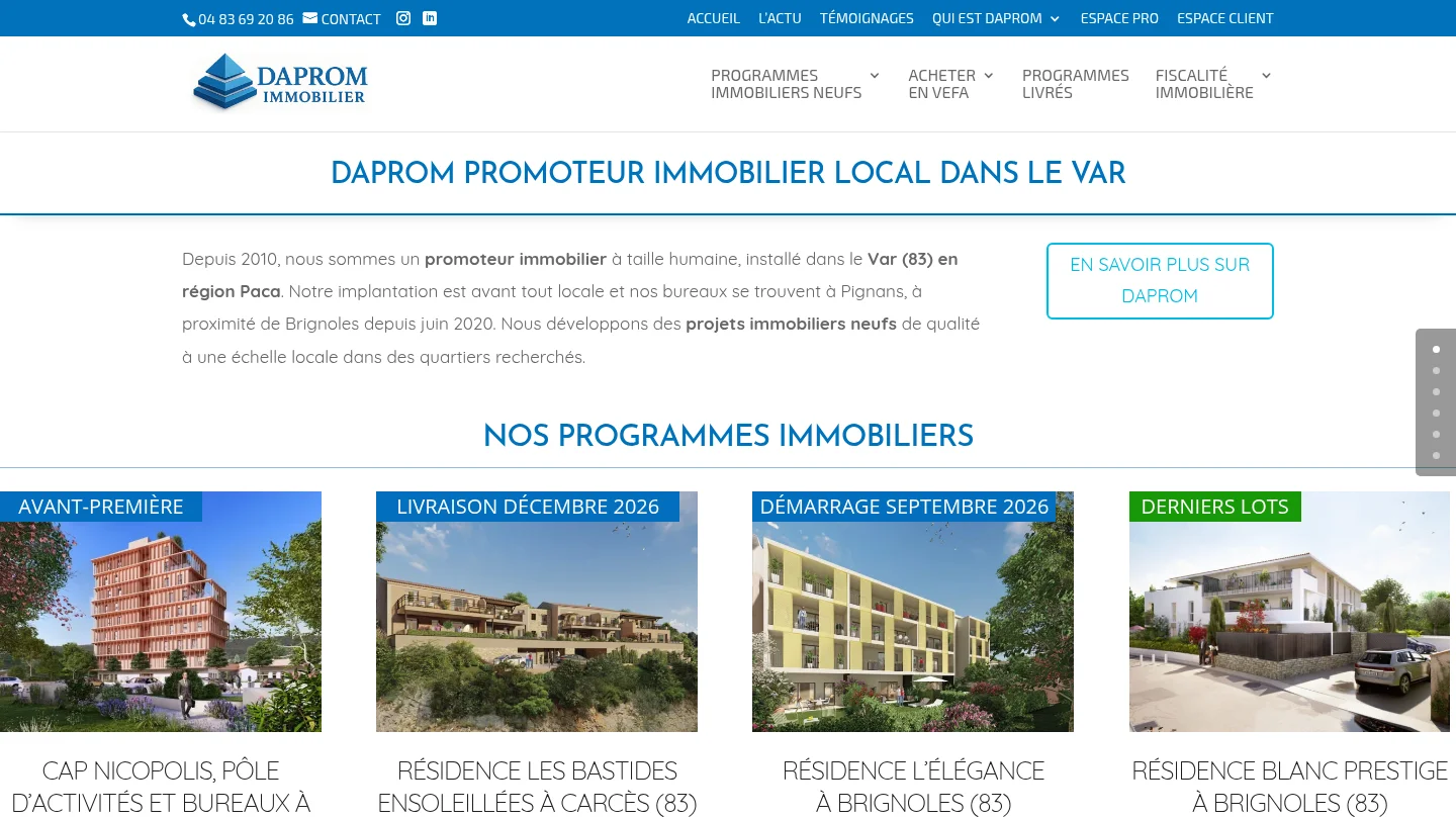 Daprom Immobilier