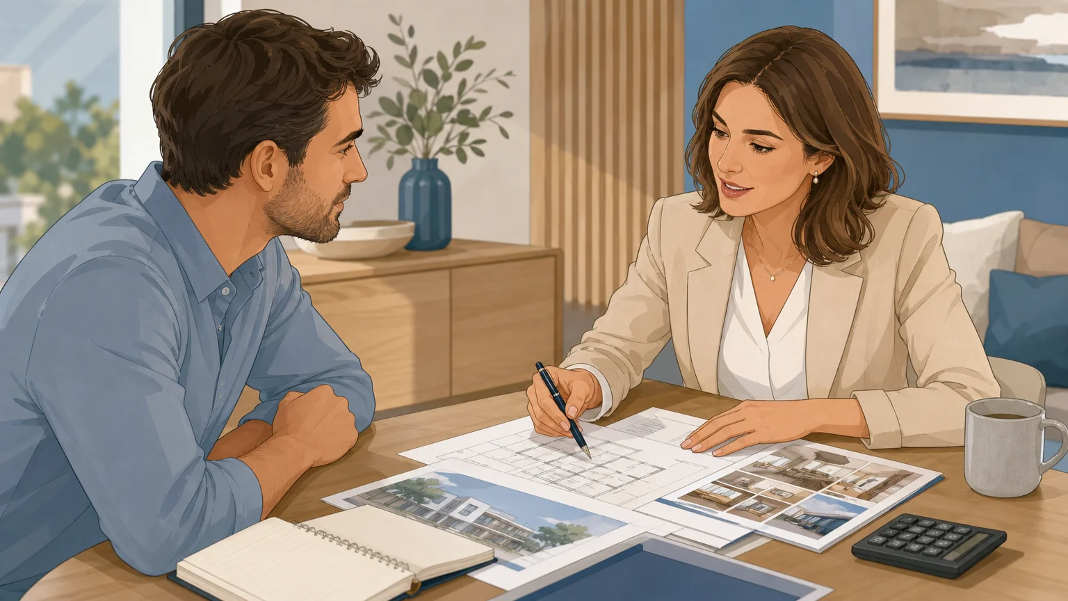 Échange sur le financement d’un investissement immobilier neuf