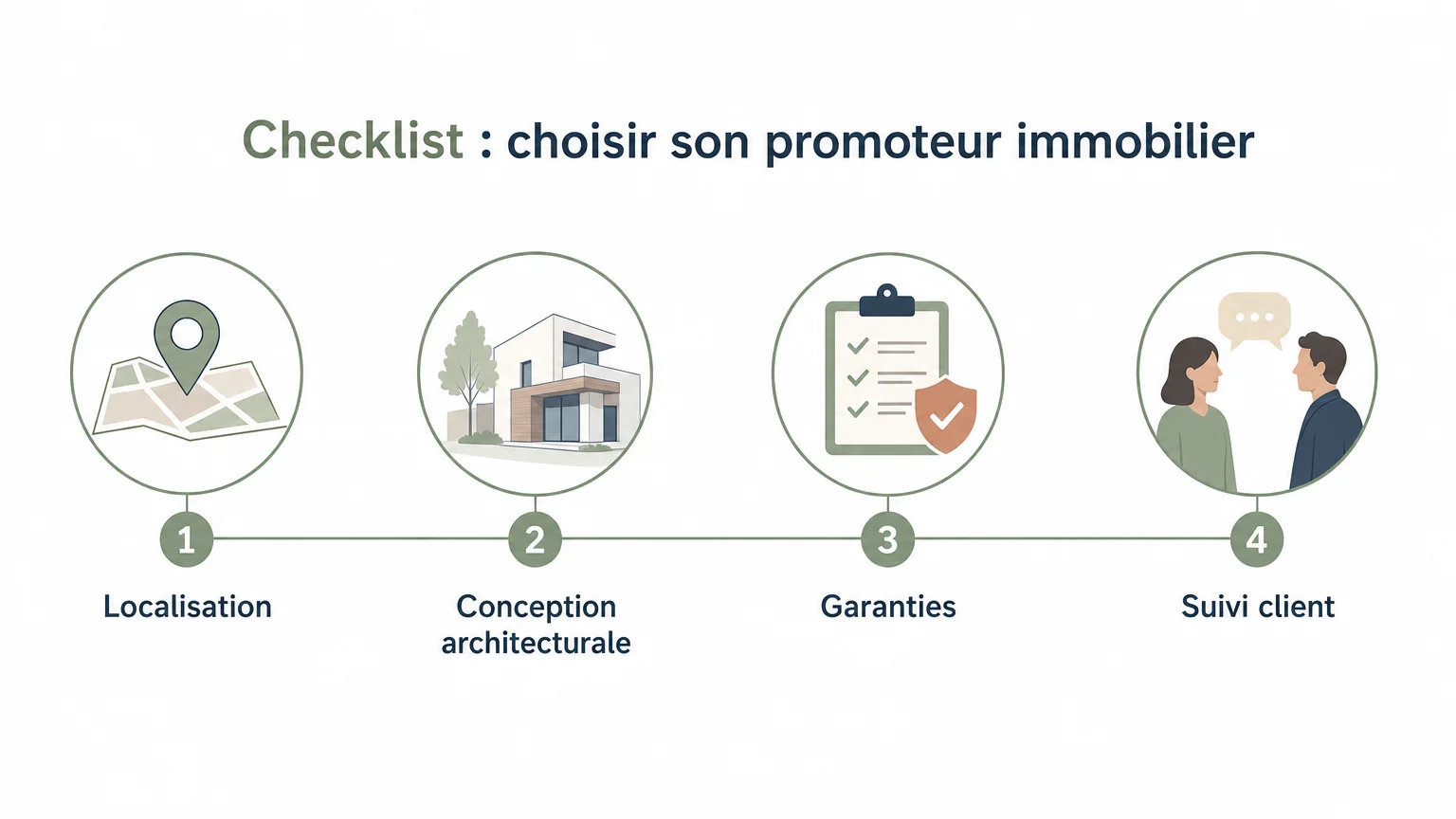 Checklist des critères pour choisir un promoteur immobilier